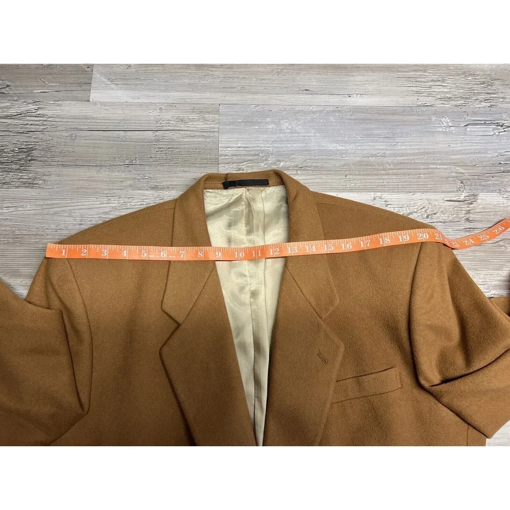 Vintage Gino Salvaggi International Collection Blazer Sport Coat Brown Wool 46 R